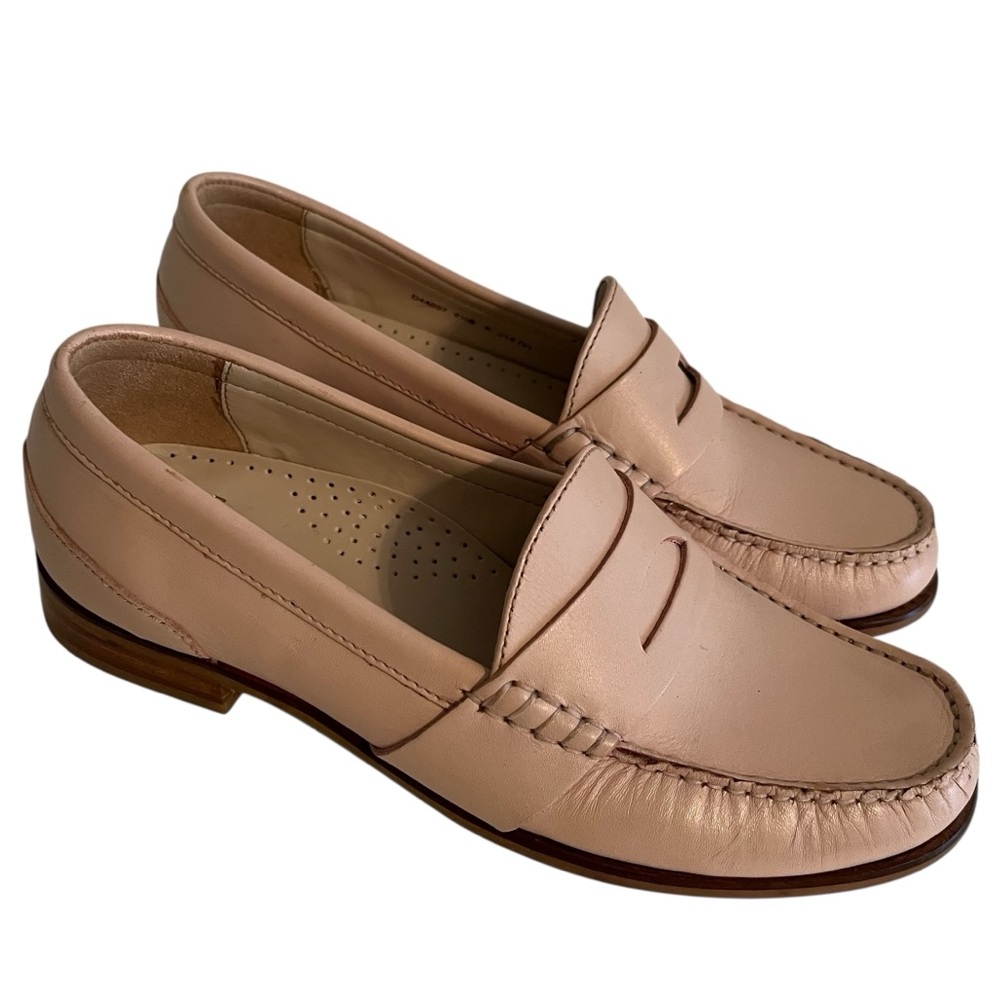Cole Haan Blush Leather Penny Loafers